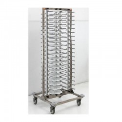 Tribeca - Tabak İstif Arabası 80 tabaklık 720x720x1820 mm