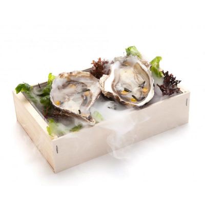 100% Chef - 100% Chef Ahşap Deniz Ürünü Sunum Kutusu, 21x13x5 cm, 8 Adet (1)