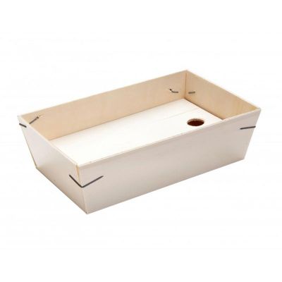 100% Chef - 100% Chef Ahşap Sunum Kutusu, 21x13x6 cm, 5 Adet