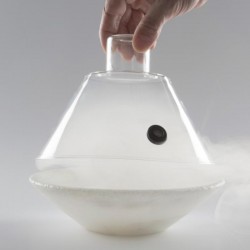 100% Chef Aladin Cover Tajina Valfli Cam Fanus, 18 cm, 6 Adet - Thumbnail