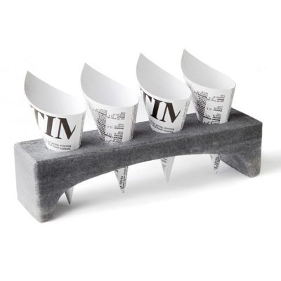 100% Chef - 100% Chef Bridge Mermer Sunum Tabağı, 25x6.5x6 cm (1)