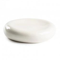 100% Chef Dune Porselen Sunum Tabağı, Mat, 27x7 cm, Beyaz - Thumbnail