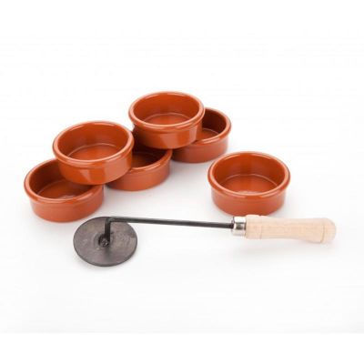 100% Chef - 100% Chef Krem Brule Mini Güveç, 6 cm, 6 Adet