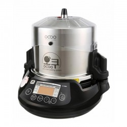 100% Chef Ocoo Pro Otomatik Çift Düdüklü Tencere, 3.5 L, Siyah - Thumbnail
