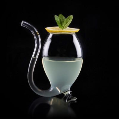 100% Chef Pipetli Cam Kedi Bardağı, 170 ml