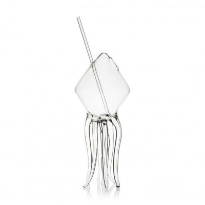 100% Chef Squid Ayaklı Cam Kupa, 280 ml