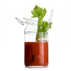 100% Chef Uzun Cam Bardak, 450 ml - Thumbnail