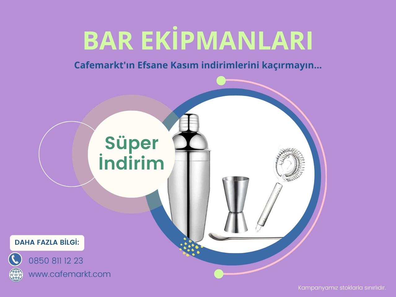 indirimli bar ekipmanları