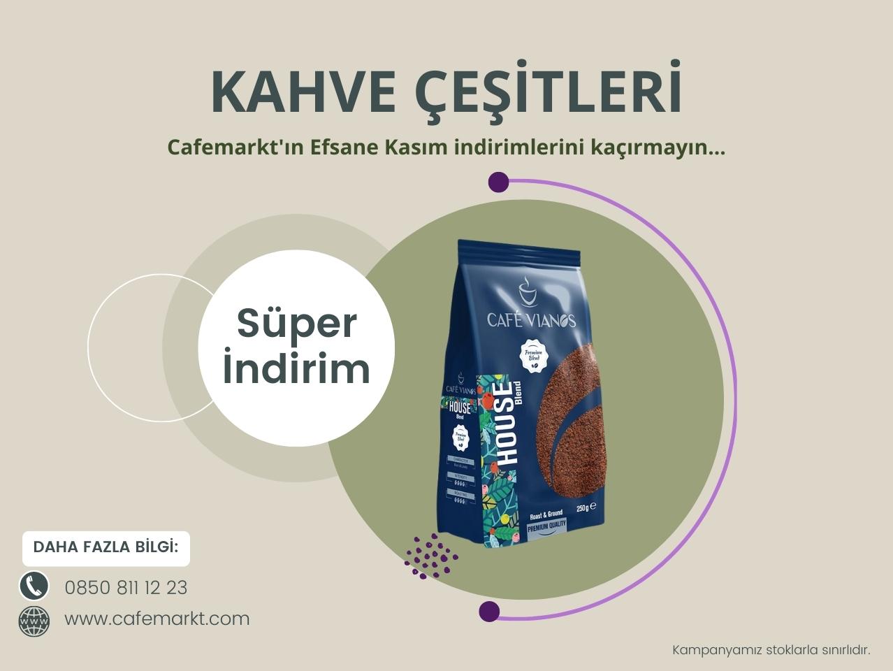 indirimli kahve çeşitleri