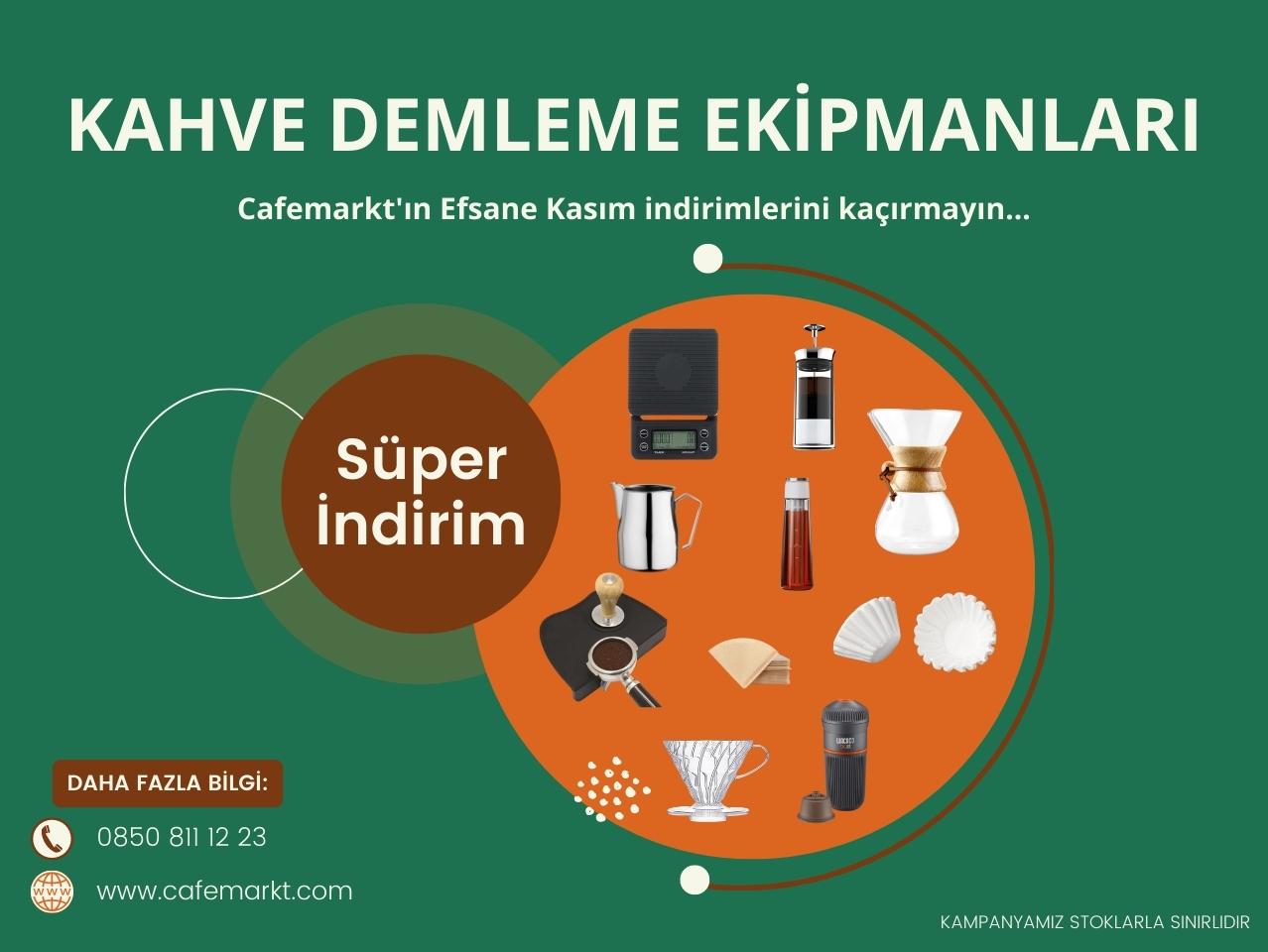 indirimli kahve demleme ekipmanları
