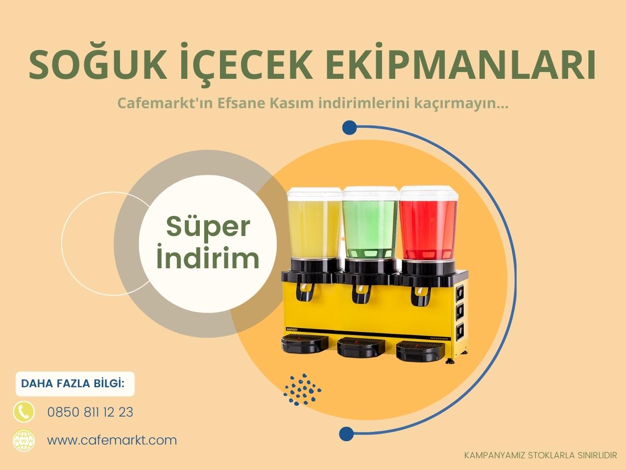 indiirmli soğuk içecek dispenserleri