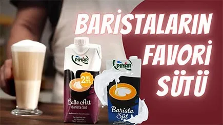 PINAR BARİSTA SÜT İLE LATTE ART YAPIN!