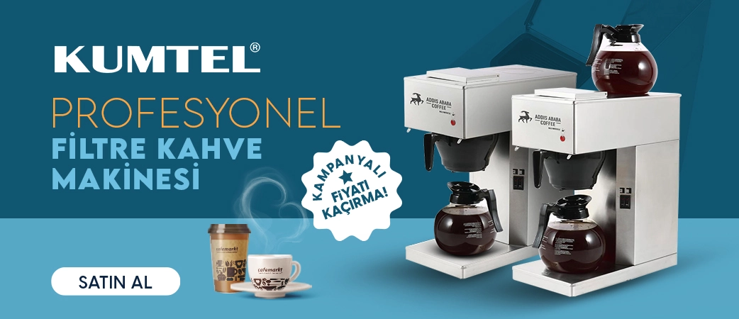 Kumtel Addis Ababa Coffee RB-286 Profesyonel Filtre Kahve Makinesi