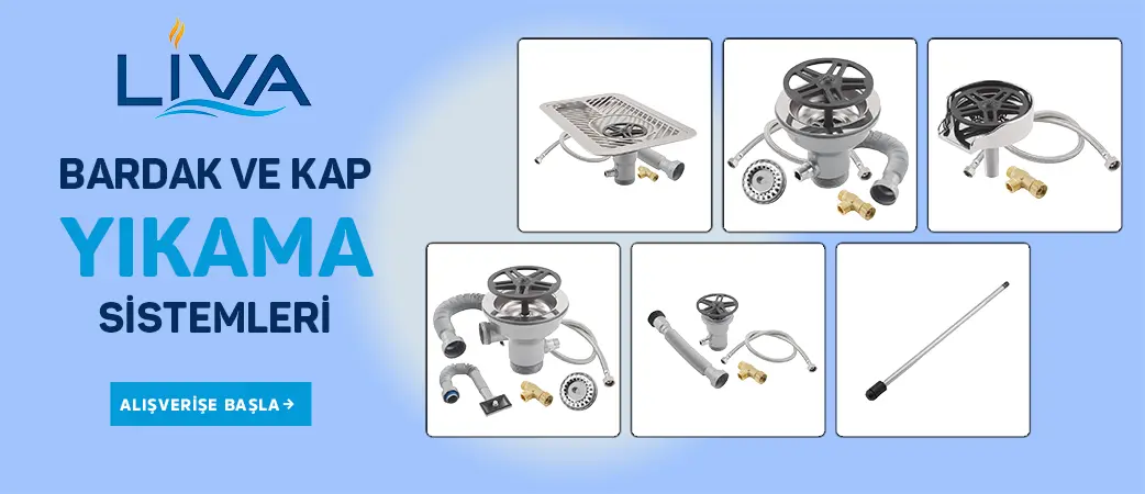 liva gaz bardak ön yıkama aparatı