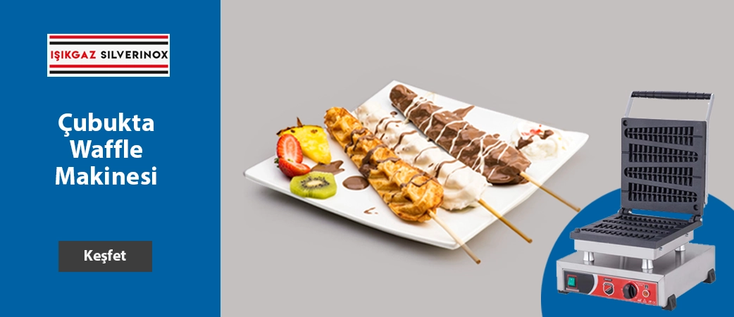 SilverInox Waffle Makinesi, Çiftli, Tekli ,Elektrikli