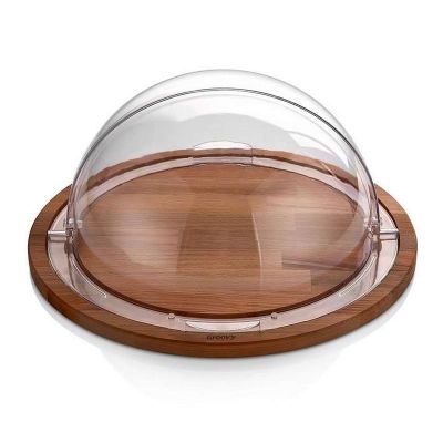 Biradlı - Biradlı Ahşap Altlı Polycarbonat Rolltop 46x20 cm