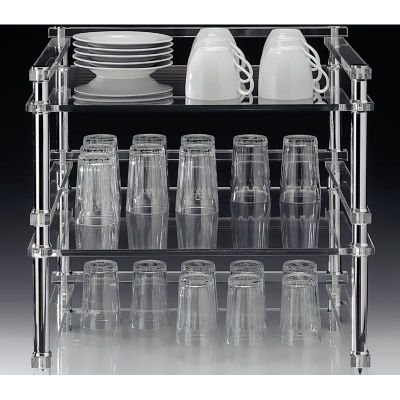 Zicco ZCP-673 Akrilik Bardak Standı, 44x49x51 cm
