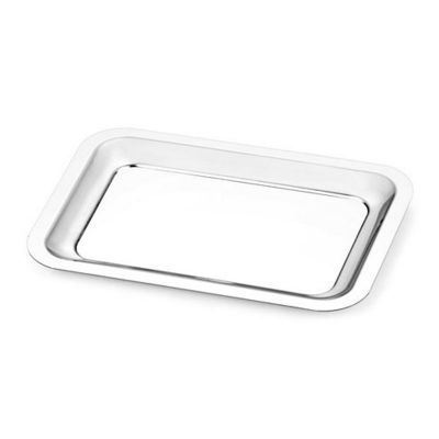 Altınbaşak Paslanmaz Mini Dikdörtgen Tepsi, 23.5x16.5x1.5 cm