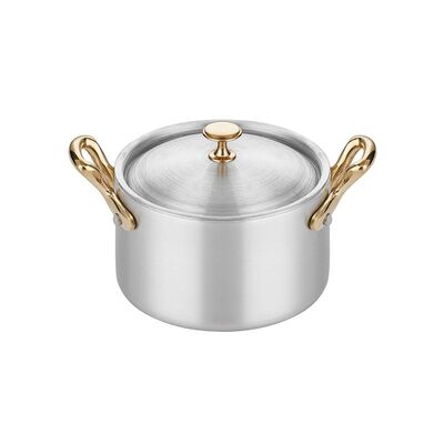 Altınbaşak - Altınbaşak White Pearl Mini Tencere, 12 cm