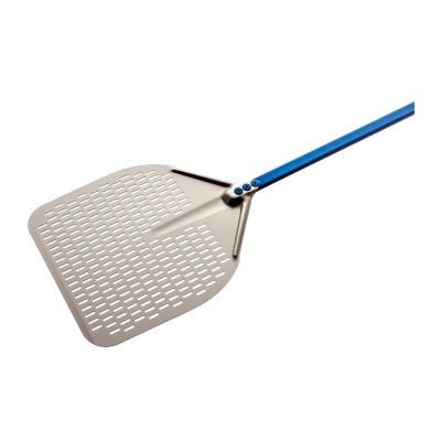 Gi-Metal Pizza Küreği, Alüminyum, Delikli, 36 cm