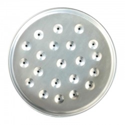 Almetal Delikli Alüminyum Pizza Tavası, 30 cm - Thumbnail
