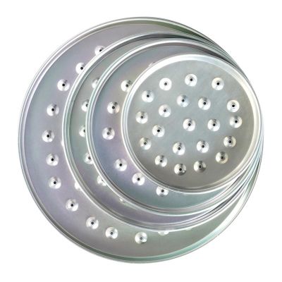 Almetal Delikli Alüminyum Pizza Tavası, 38 cm