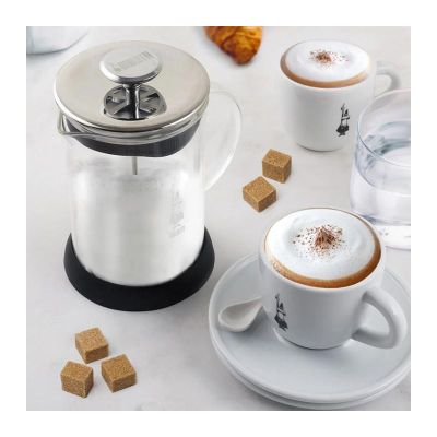 Bialetti Cam Süt ve Cappuccino Köpürtücü, 330 ml