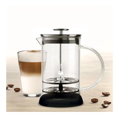 Bialetti Cam Süt ve Cappuccino Köpürtücü, 330 ml
