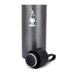 Bialetti To Go Çift Cidarlı Çelik Termos, 750 ml, Gri - Thumbnail