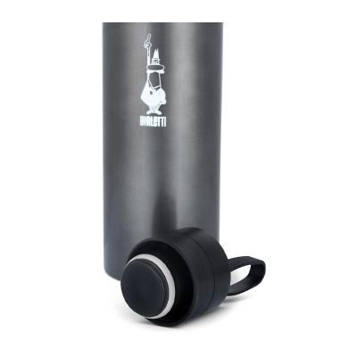 Bialetti To Go Çift Cidarlı Çelik Termos, 750 ml, Gri