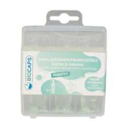 Biocaps PC 70 Suda Çözünen Probiyotik Köpük El Sabunu, 3x20 ml - Thumbnail