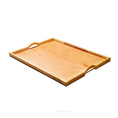 Biradlı - Biradlı Ahşap Meze Sunum Tepsisi, 50x70 cm