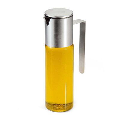Biradlı - Biradlı Cam Tutamaçlı Yağlık, Kapaklı, 180 cc
