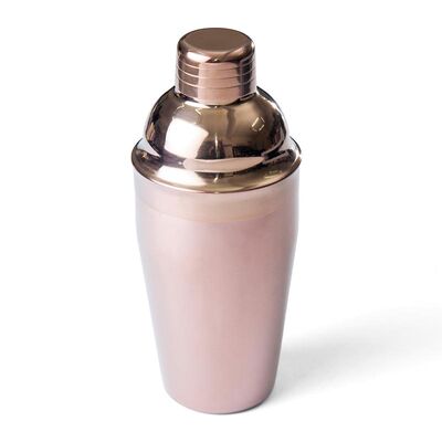 Biradlı - Biradlı Çelik Kokteyl Shaker, 700 cl, Bakır