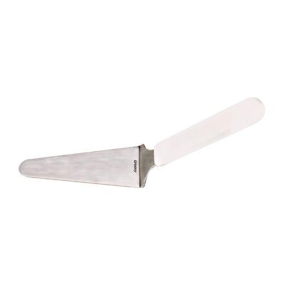 Biradlı - Biradlı Çelik Pasta Küreği Spatula 13.5x5 cm