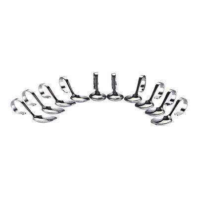 Biradlı - Biradlı Çelik Sunum Kaşığı, 6.5 cm