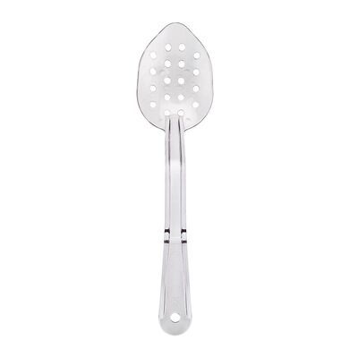 Biradlı - Biradlı Delikli Servis Kaşığı, Polikarbon, 34 cm, Şeffaf