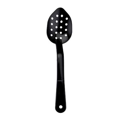 Biradlı - Biradlı Delikli Servis Kaşığı, Polikarbon, Siyah