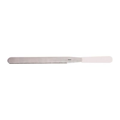 Biradlı - Biradlı Dişli Spatula, 30 cm, Beyaz