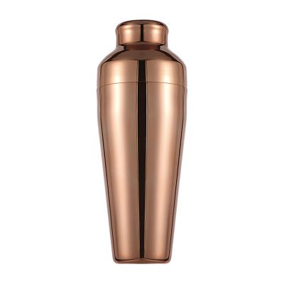 Biradlı - Biradlı Fransız Model Shaker, Çelik, 600 cl, Bakır
