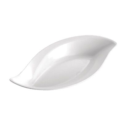 Biradlı BRD-118520 Melamin Kayık Soğuk Meze Sunum Tabağı, 50x24x6 cm