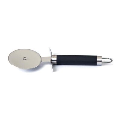 Biradlı - Biradlı Plastik Saplı Pizza Kesme Bıçağı, 6 cm