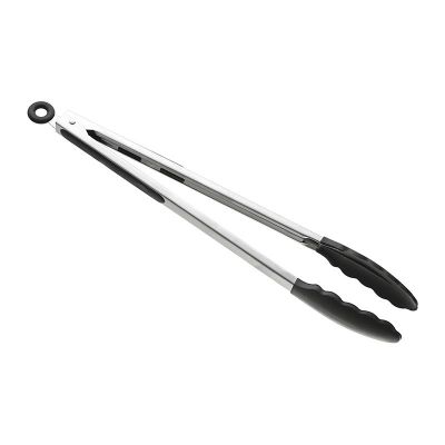 Biradlı - Biradlı Servis Maşası, Silikon Uçlu, 41 cm