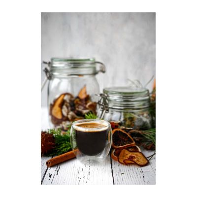 Black Goat Çift Çidarlı Espresso Bardağı, 80 ml