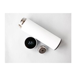 Black Goat Dereceli Termos, 500 ml, Beyaz - Thumbnail