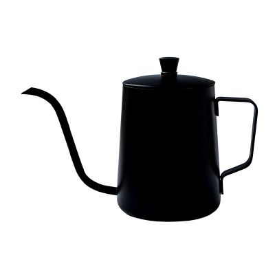 Black Goat Kapaklı Mini Drip Kettle, 600 ml, Siyah