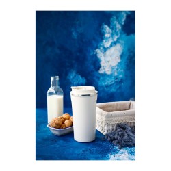 Black Goat M3 Çift Cidarlı Termos Mug, 500 ml, Beyaz - Thumbnail