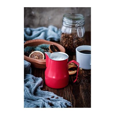Black Goat Paslanmaz Pitcher Süt Potu, 500 ml, Kırmızı