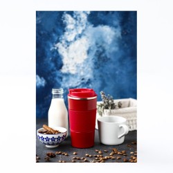 Black Goat Termos Mug, 500 ml, Kırmızı - Thumbnail
