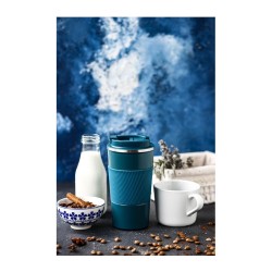 Black Goat Termos Mug, 500 ml, Mavi - Thumbnail